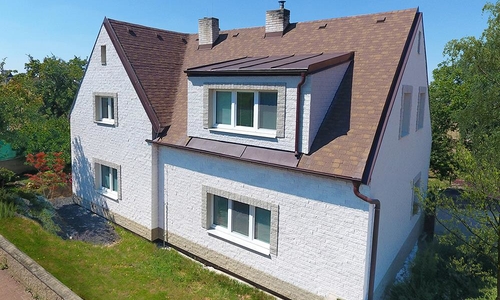 Fotografie realizací fasád pro rodinný dům